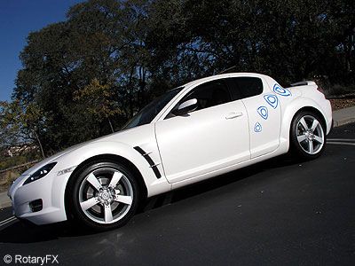 FAST ROTORS RX 8 Body Graphics RX8 Vinyl Decal Stickers  