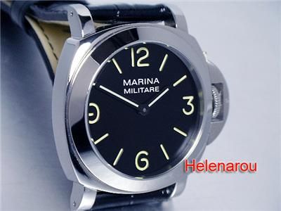   44mm PILOT NAVY WATCH DIAL for UNITAS ETA 6497 6498 MOVEMENT  