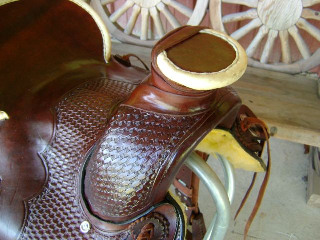 HEAVY DUTY 16 MONTANA WESTERN REAL WADE ROPING ROPER LEATHER COWBOY 