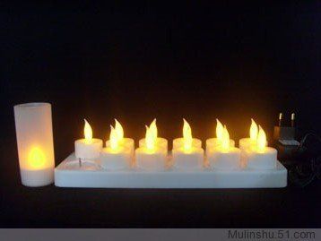 12pcs LED Flameless RECHARGEABLE Tea Lights Candles NEW  