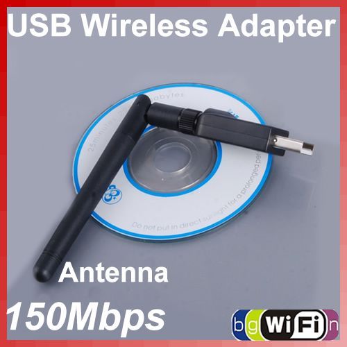 150Mbps 150M Wifi USB Wireless LAN Networking Card Adapter Antenna 802 