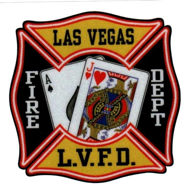 LAS VEGAS FIRE DEPARTMENT FULL COLOR REFLECTIVE DECAL  