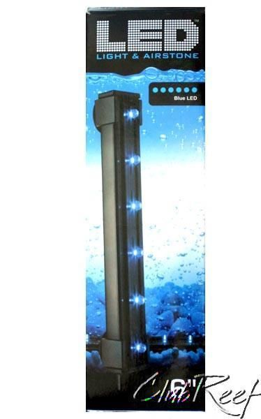LED Light Strip Aquarium Air Bubble Curtain 6 Blue  