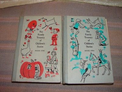 Vtg The Family Treasury Of Children Stories 1956 Books  