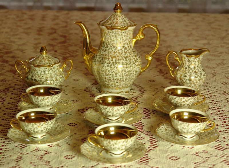 China, Mitterteich, Complete Tea Set, Pattern MIT2515  