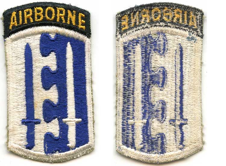 WWII 2nd Airborne Infantry Brigade Patch  