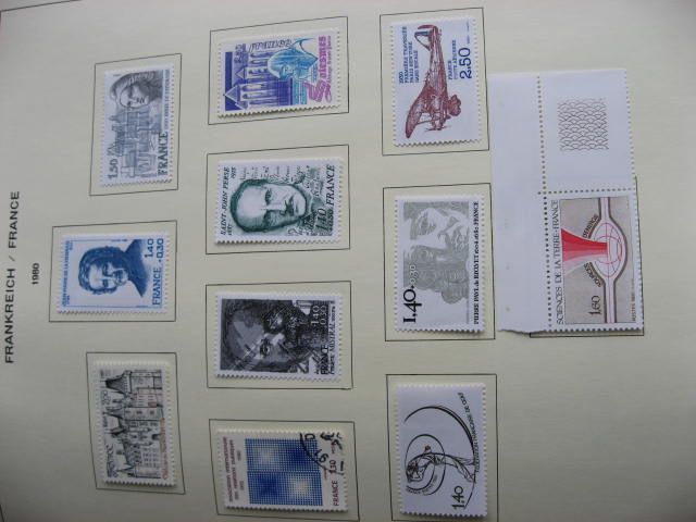 FRANCE Shaubek album 1975 83 stamps virtually complete  