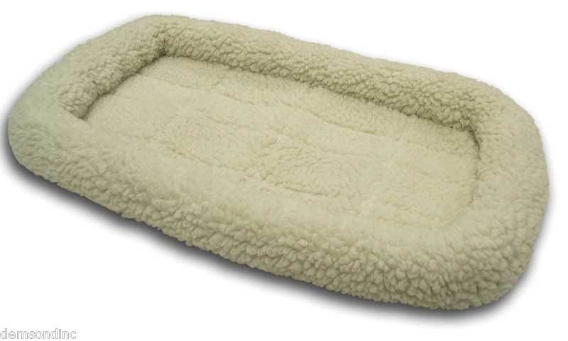 Pet Dog Cat Bed Fleece Pad 48x30 fits Dog Cage Crate  