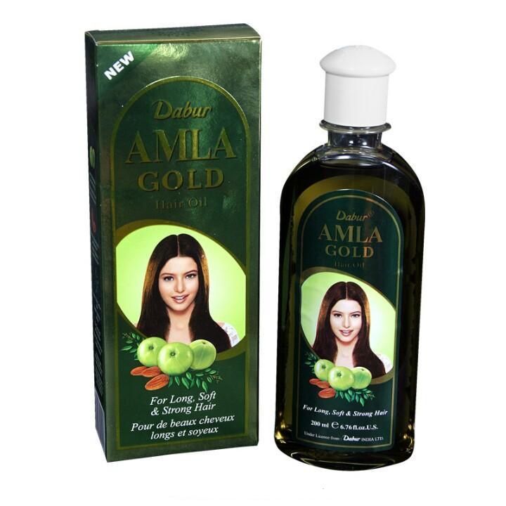 Dabur AMLA GOLD HAIR OIL 300ml Indian Gooseberry Almond Henna HERBAL 
