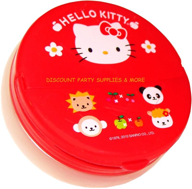 Hello Kitty Red Food Snack Storage Container  